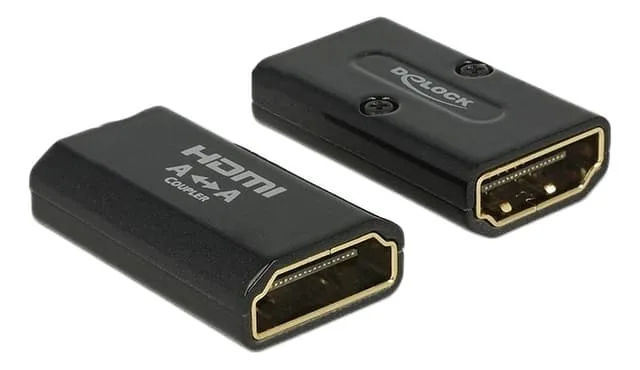 DeLOCK HDMI-adapter, 19-pin ho-ho, guldpläterad, 3840x216