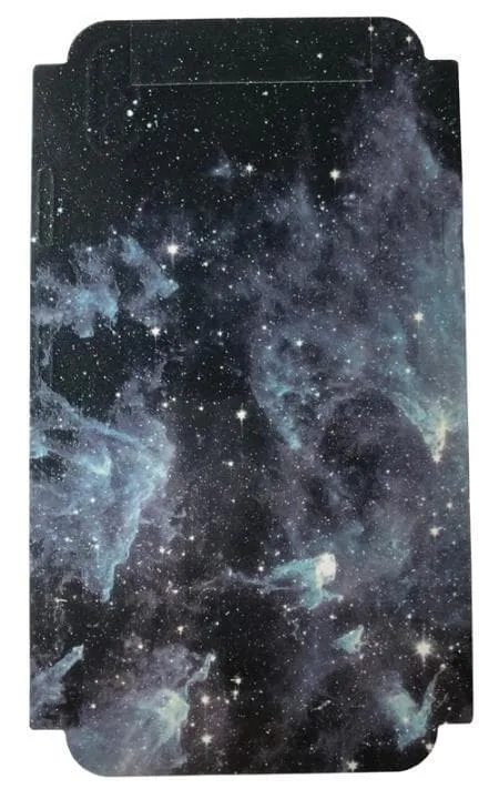 Skin för Iphone XR Krossat glas - Svart