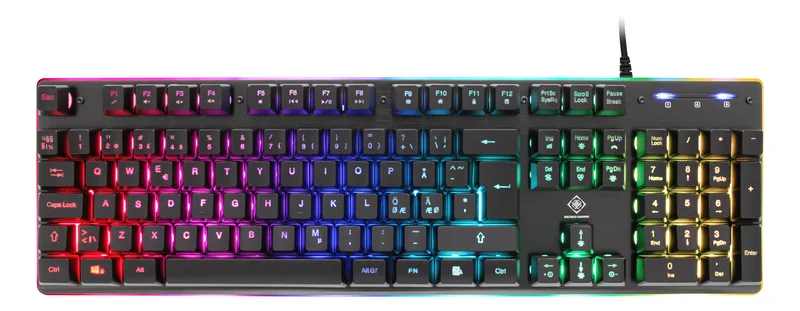 DELTACO Gaming GAM-021-RGB tangentbord, nordisk layout