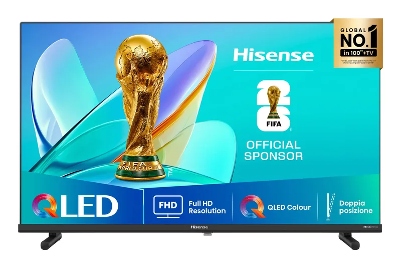 Hisense 32A5Q 32" Full HD Smart TV QLED Quantum Dot Wi-Fi Black