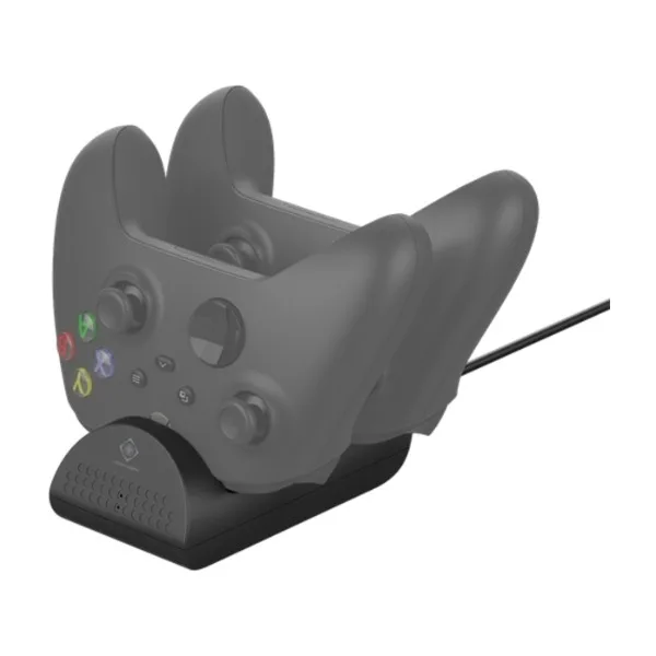 Deltaco Lladdningsstation för Dubbla Xbox Series X kontroller
