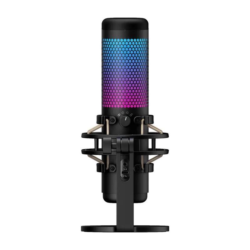 HyperX QuadCast S USB-mikrofon, RGB, svart