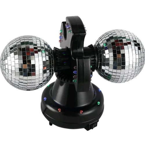 Music - Twin Mirror Ball lamp LED (501114)