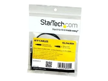 StarTech.com 15 cm stereoaudiokabel