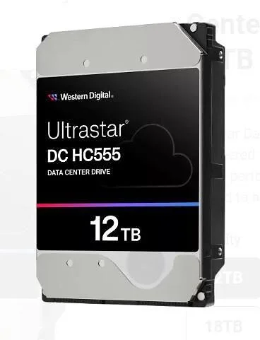 12 TB WD Ultrastar DC HC555, 7200 rpm, 512 MB cache, SATA3