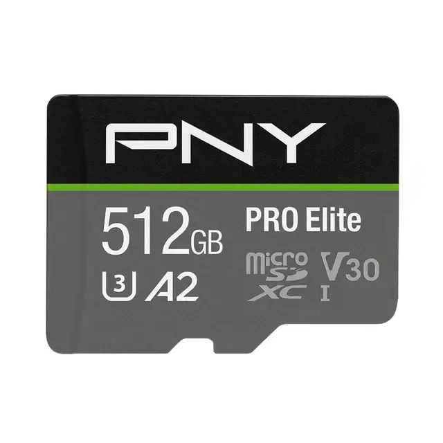 PNY PRO Elite Micro SDXC U3 V30 minneskort 512 GB