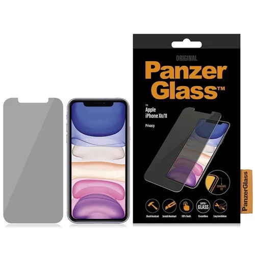 PanzerGlass sekretess-skärmskydd till Apple iPhone 11 / XR, Standard Fit