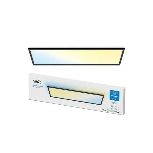 WiZ - Justerbar Vit LED-panel - 120x30 - 36W - Svart