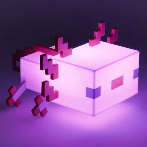 Paladone Axolotl-lampa, Minecraft