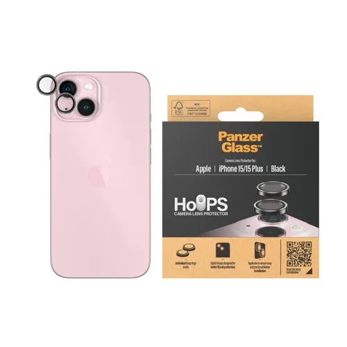 PanzerGlass - Hoops Camera Lens Protector iPhone 15 - 15 Plus