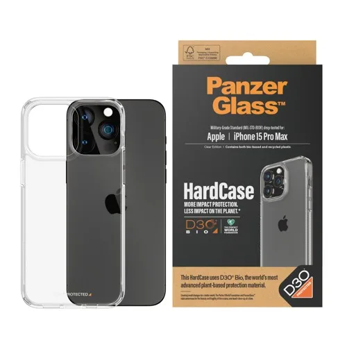 PanzerGlass HardCase med D3O för iPhone 15 Pro Max
