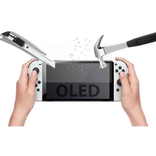 Subsonic Switch OLED Super skärmskydd, härdat glas 9H