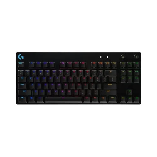 Logitech - PRO Gaming Keyboard - English (UK) - QWERTY Layout - Black - Mechanical Keyswitch - Windows, Mac OS