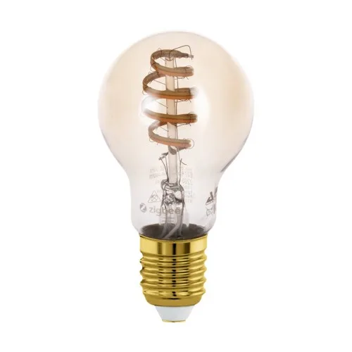 EGLO - E27 A60 Spiral Amber Smart Glödlampa - Zigbee & Bluetooth