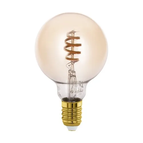 EGLO - E27 G95 Spiral LED Lampa - Amber - Tunable White - Zigbee & Bluetooth