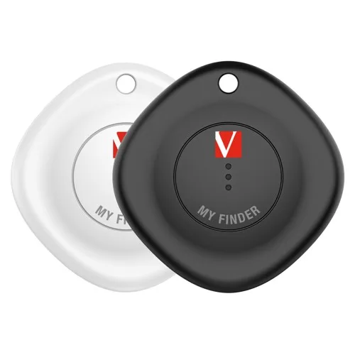 Verbatim - My Finder Bluetooth Tracker, Black/White (2-pack)