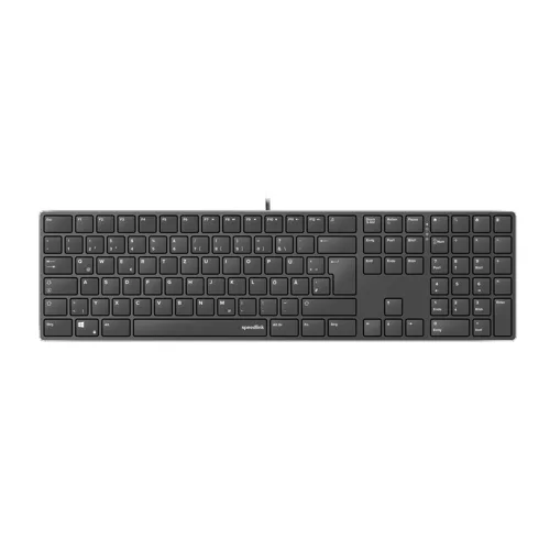 Speedlink RIVA Slim tangentbord, nordisk layout, svart