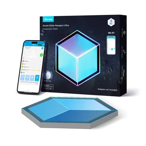 Govee - Glide Hexagon Ljuspanelexpansionspaket – 1 Panel för H606AC81