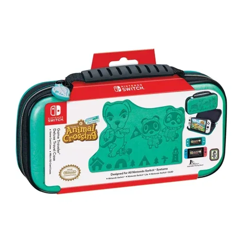 Nacon reseväska Animal Crossing för Switch Lite och Switch OLED