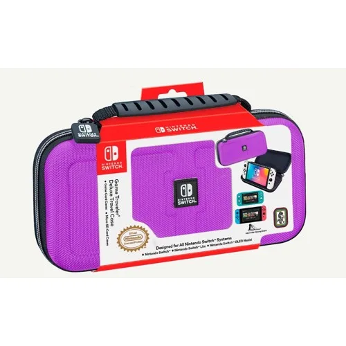 Nacon resväska för Switch Lite/Switch OLED lila