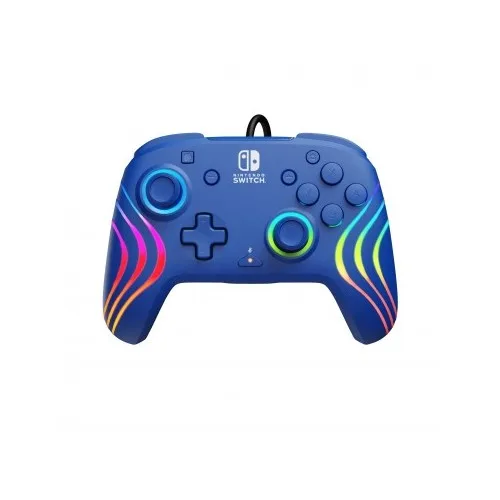 PDP Afterglow Wave handkontroll till Nintendo Switch, blå