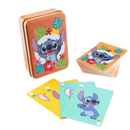 Stitch spelkort i burk