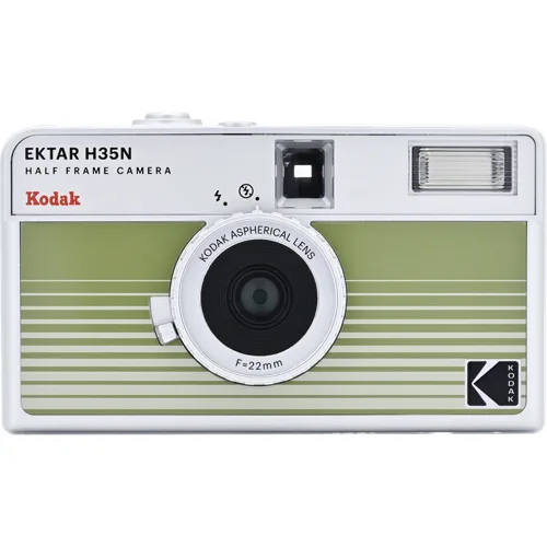 Kodak - EKTAR H35N Camera - Striped Green
