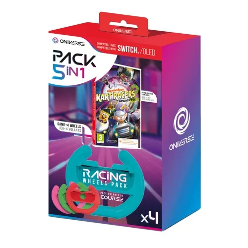 Oniverse Nickelodeon Kart Racers 2: Grand Prix + 4 hjul (Switch)