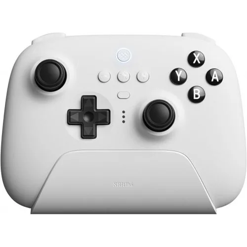 8BitDo Ultimate BT Pad White w Charging Dock