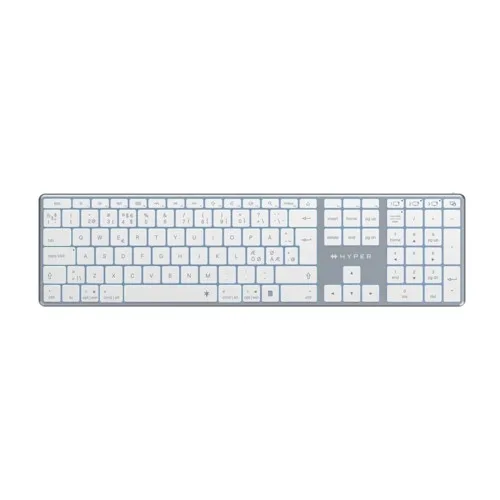 Hyper trådlöst tangentbord, Bluetooth 5.0, nordisk layout, Space Grey