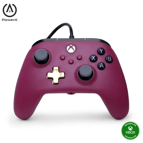 PowerA - Advantage Plus Wired Controller - Rubin - Red/Black