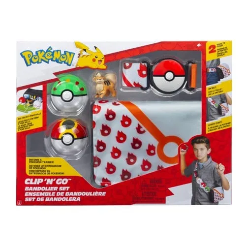 Pokémon - Clip N Go Bandolier Set Growlithe