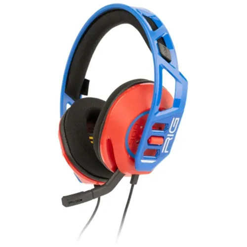 NACON RIG 300 Pro HN gamingheadset Switch 2 (blå/röd)