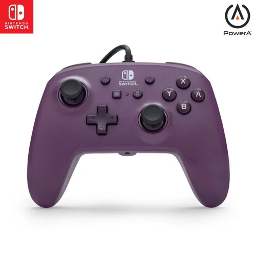 PowerA - Förbättrad Trådbunden Handkontroll för Nintendo Switch - Galaxlila