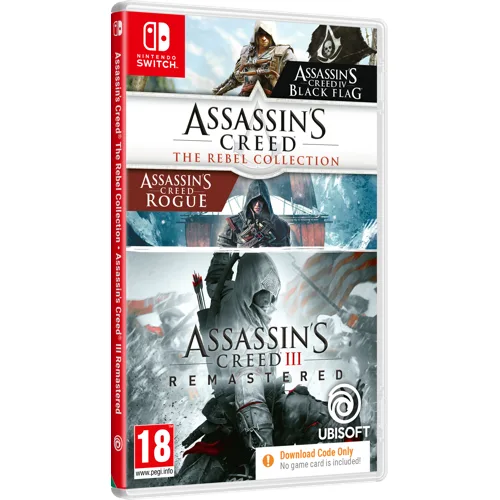 Assassin's Creed Bundle (Rebel Collection + AC 3) (kod i lådan)
