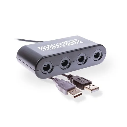 Freaks and Geeks 4-spelars Game Cube-adapter för Wii U och Nintendo Switch