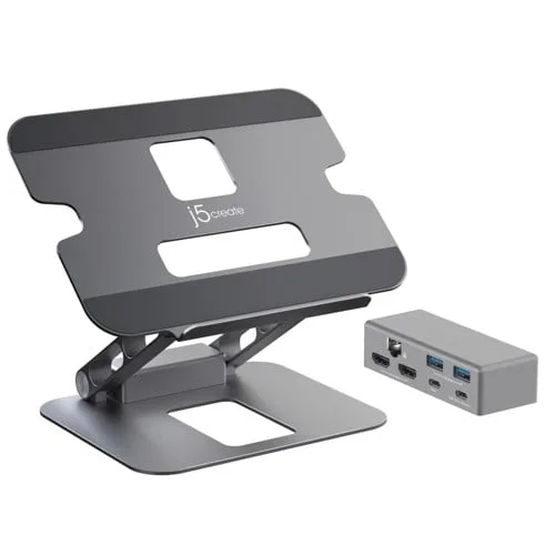 J5create - Multi-Angle Dual 4K Docking Stand