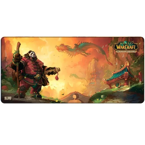 Blizzard World of Warcraft-musmatta (Pandaren med lyktor, XL)