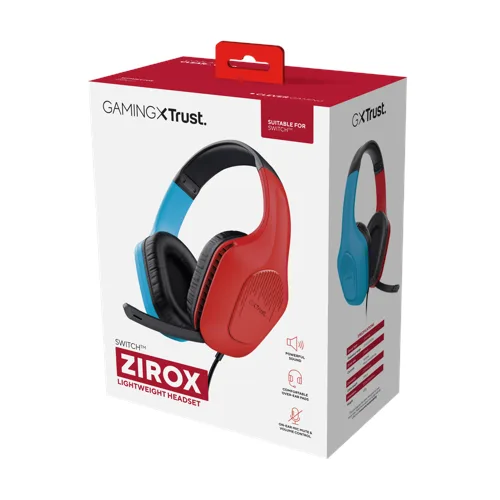 Trust GXT416S Zirox gamingheadset för Nintendo Switch