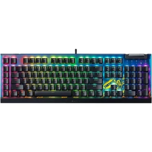 Razer - BlackWidow V4 X - (Yellow Switch) - Fortnite Edition