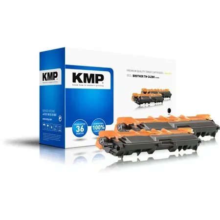 KMP DOUBLEPACK B-T57D tonerpatron, 2-pack, svart, kompatibel