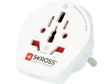 World to Europe travel adapter