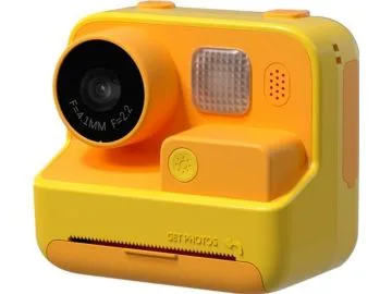 PICOCICI digitalkamera för barn med skrivare K27 gul