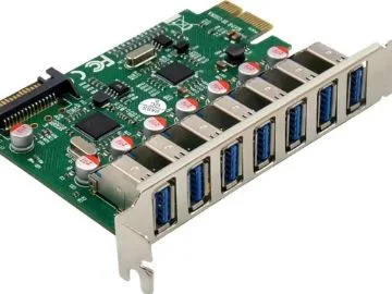 InLine 76661L, PCIe, USB 3.2 Gen 1 (3.1 Gen 1), Hankontakt, PCIe 2.0, SATA 15-kontakt, Kina