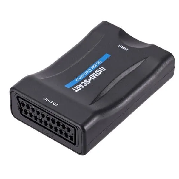 HDMI till SCART-konverterare för video och ljud