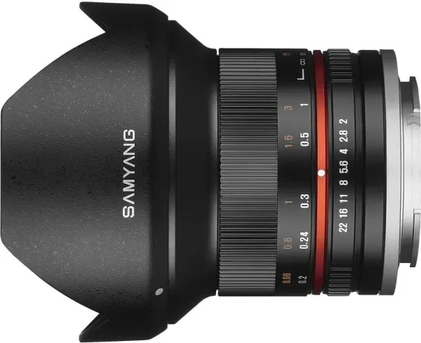 Samyang 12mm F2.0 NCS CS, Ultravidvinkelobjektiv, 12/10, Fujifilm X
