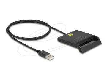Delock - SMART-kortläsare - USB - svart