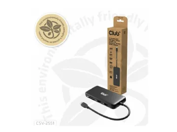 Club 3D 8-in-1 Dockningsstation