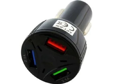 XO billaddare CC53 12W 2x USB svart