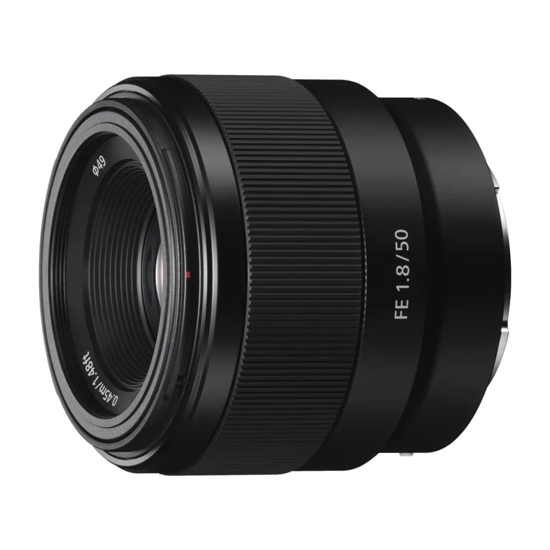 Sony FE 50mm F1.8 objektiv, Sony E-fattning
